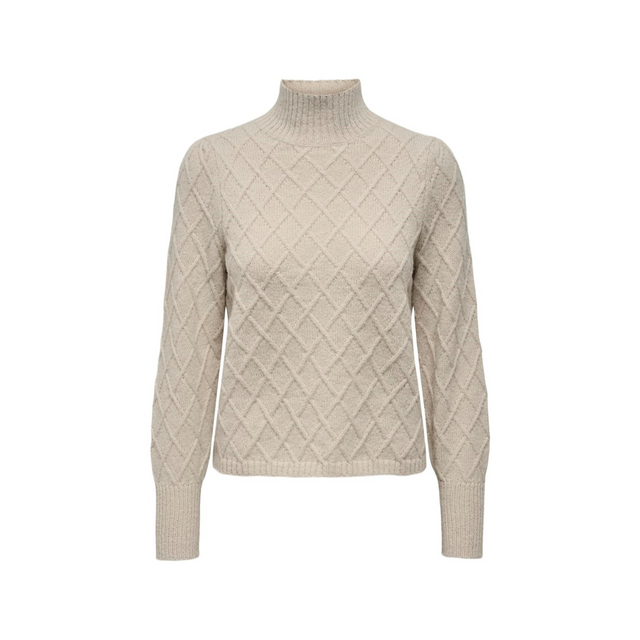 Jacqueline De Yong Strik Sigrid Life L/S Puff Knit - Prinsesse2ben