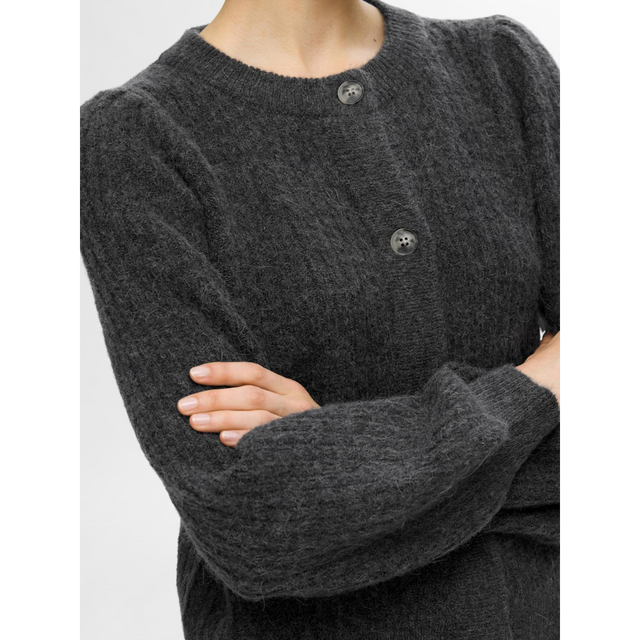 Selected Femme SLFLULU LS STRUCTURE KNIT CARDIGAN