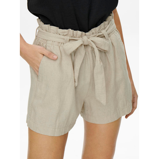 JDY Say Linen Belt Shorts