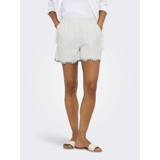 JDY Palma HW Stickerei-Shorts