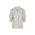 Neo Noir Diana Crepe Stripe Blouse