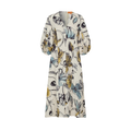 Stine Goya Three-Quarter Sleeve Midi Dress