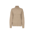Greige Malone sweater med rullekrave fra JDY - front
