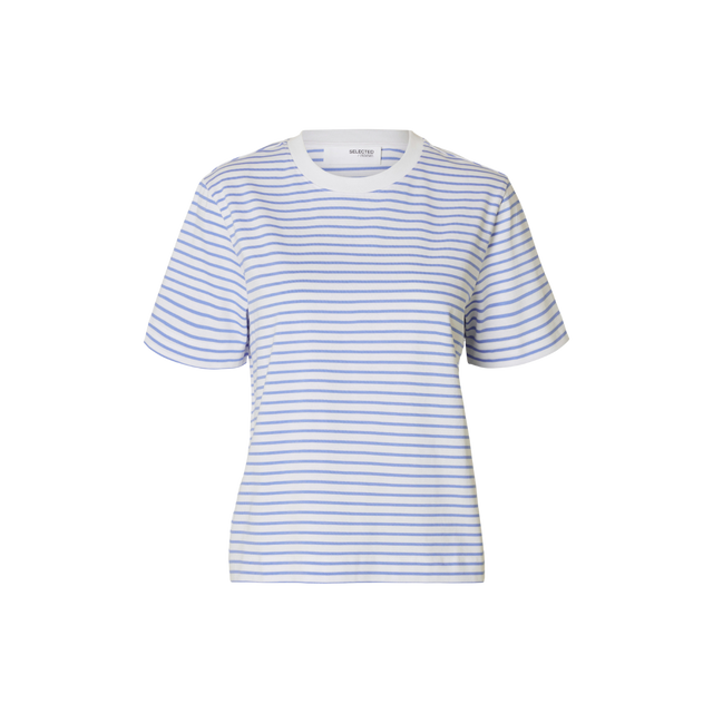 Selected Femme Essential SS Striped Boxy T-shirt