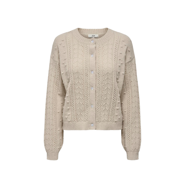 Jacqueline De Youg Sigrid Life L/S Cable Cardigan - Prinsesse2ben