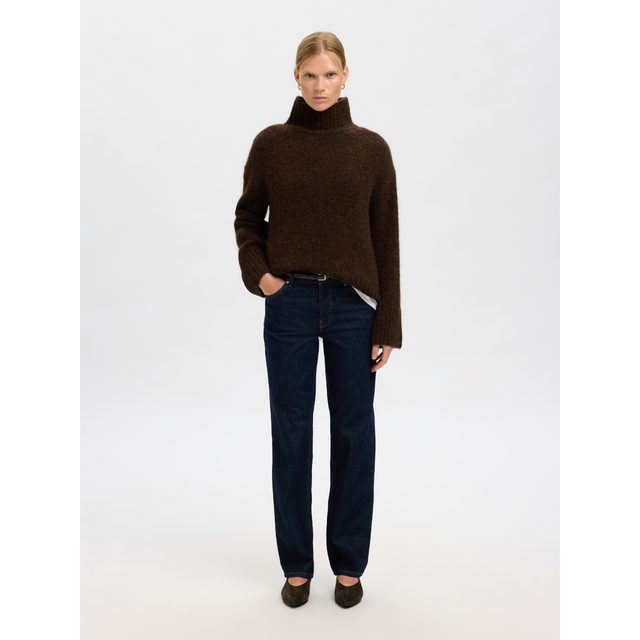 Selected Damen - Gabriella Knit High Neck Noos