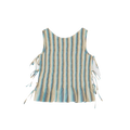 Ganni Ombre Stripe Smock Tie String