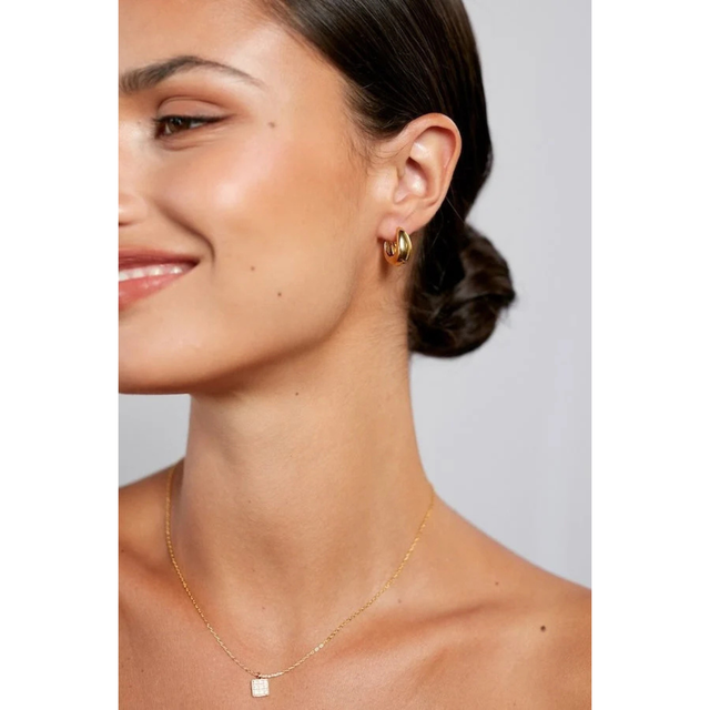 ANNI LU Golden Curve Hoops Petit