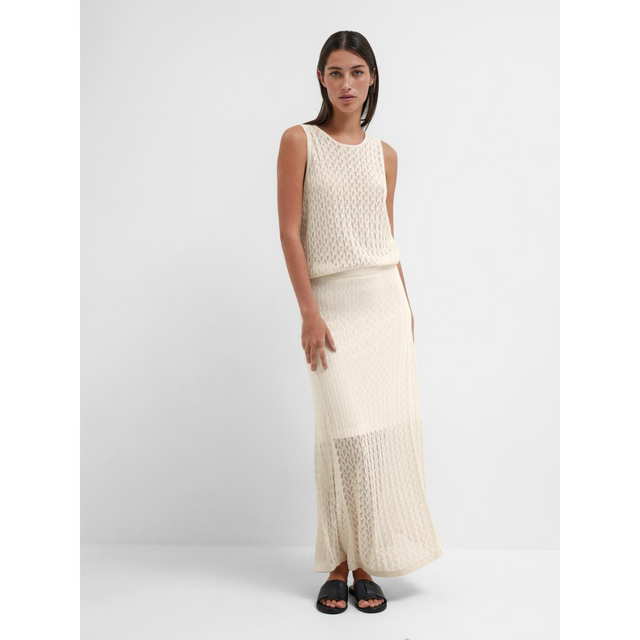 selected femme SLFAGNY HW LONG KNIT SKIRT