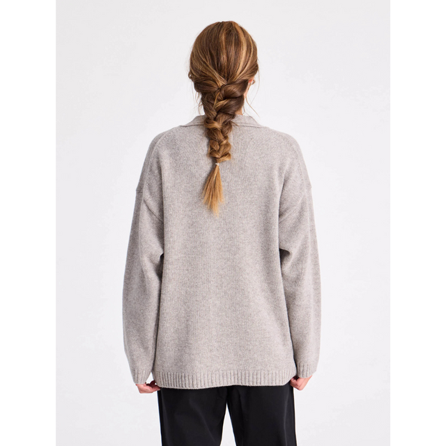 Gai Lisva-Edith Lammwoll-Cardigan GOTS