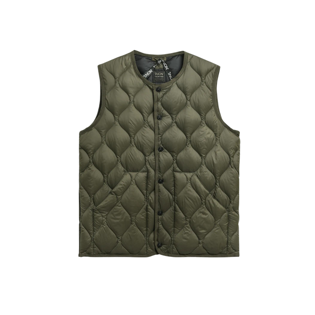 Taion Military Crew Neck Down Vest