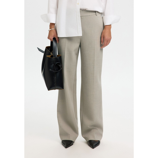 Ausgewählte Damen SLFRITA MW WIDE PANT MELANGE