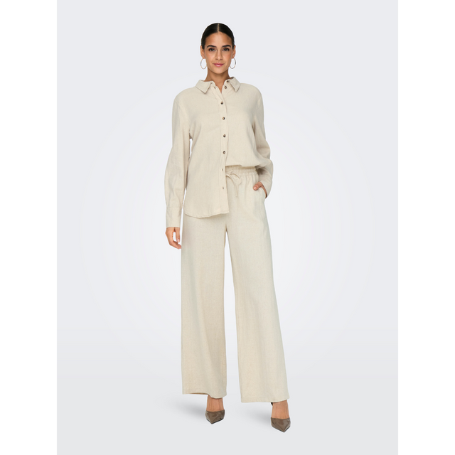 JDY – Say HW – Weite Hose aus Leinen