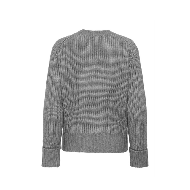 JDY JDYSILJA L/S O-AUSSCHNITT-KURZER PULLOVER