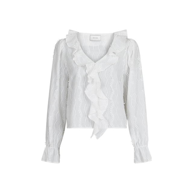 Neo Noir Bluse Nanci Wave Blouse - Prinsesse2ben