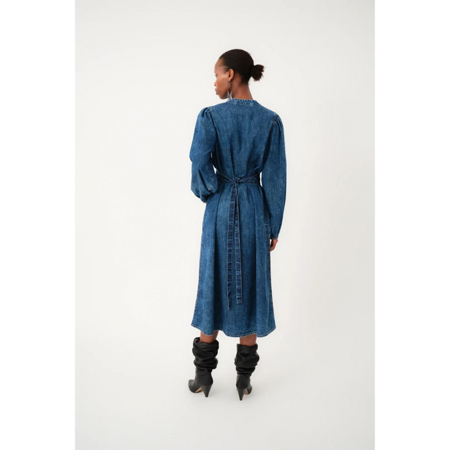 Lollys Laundry Paris Midi Dress LS