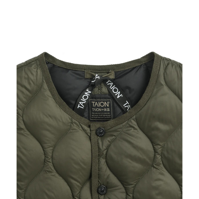 Taion Military Crew Neck Down Vest