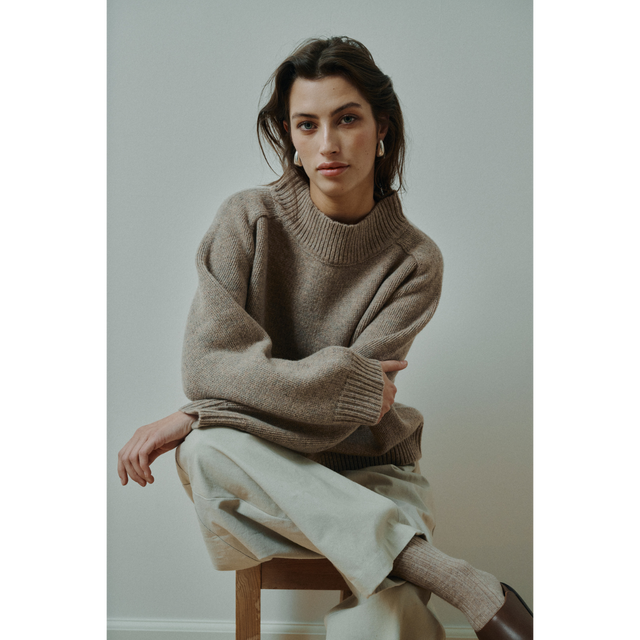 Anne mi-Silje Knitted Pullover