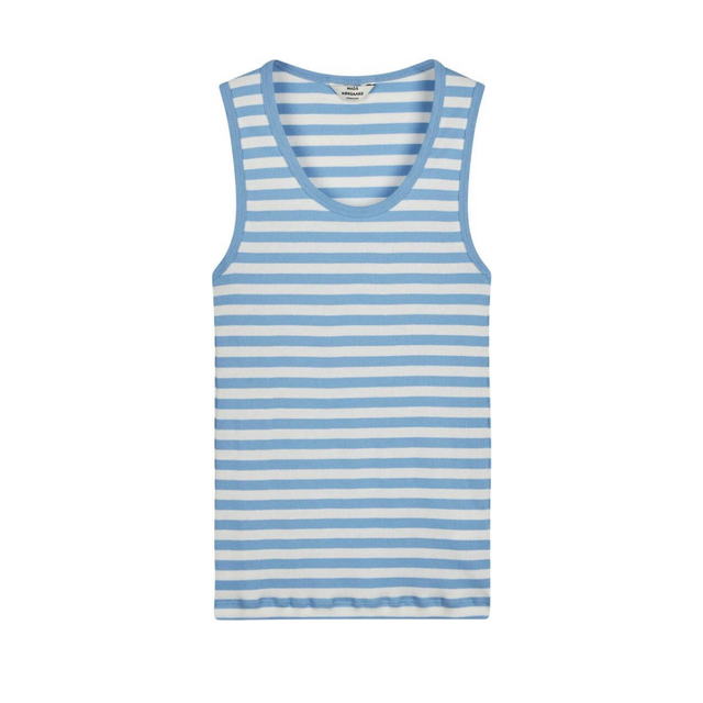 Mads Nørgaard 2x2 Cotton Stripe Amour Tanktop