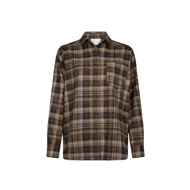Neo Noir Damla Flannel Check Shirt