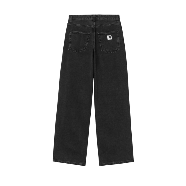Carhartt-W´-Lavine-Pant-Black-rear-with-carhartt-logo-on-the-back-pocket