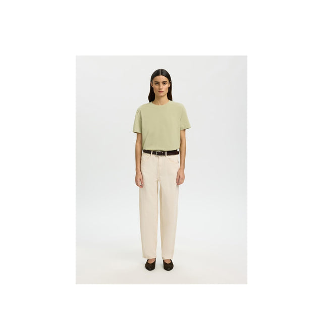 Selected Damen T-Shirt Essential SS Boxy Tee Noos