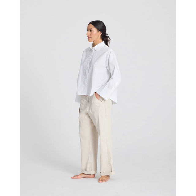 Flora Shirt i bomuldspoplin fra Gai Lisva - helfigur