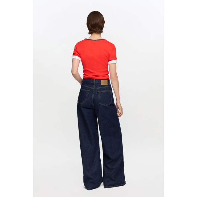 Ganni Soft Cotton Rib Tee