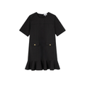 Ganni Stretch Cotton Mini Dress