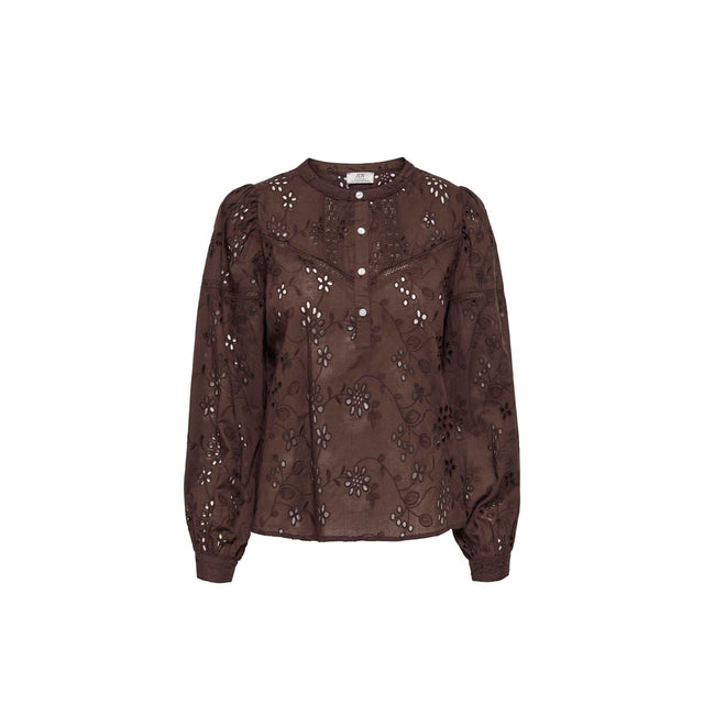 JACQUELINE DE YONG Jdymille L/S Anglaise Top Wvn Exp