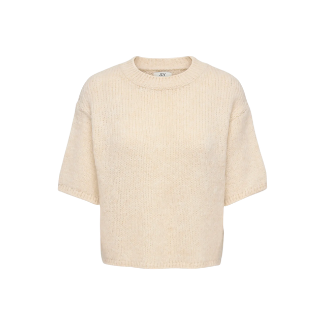 JDY Dicte S/S Pull O-Neck KNT Noos