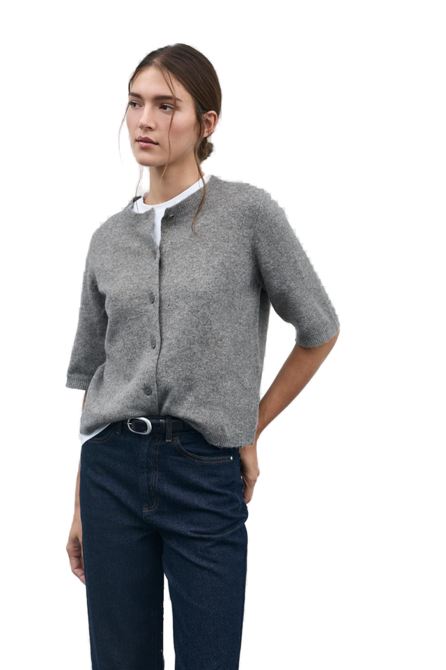 VILA Liga 2/4 O-Neck Knit Cardigan