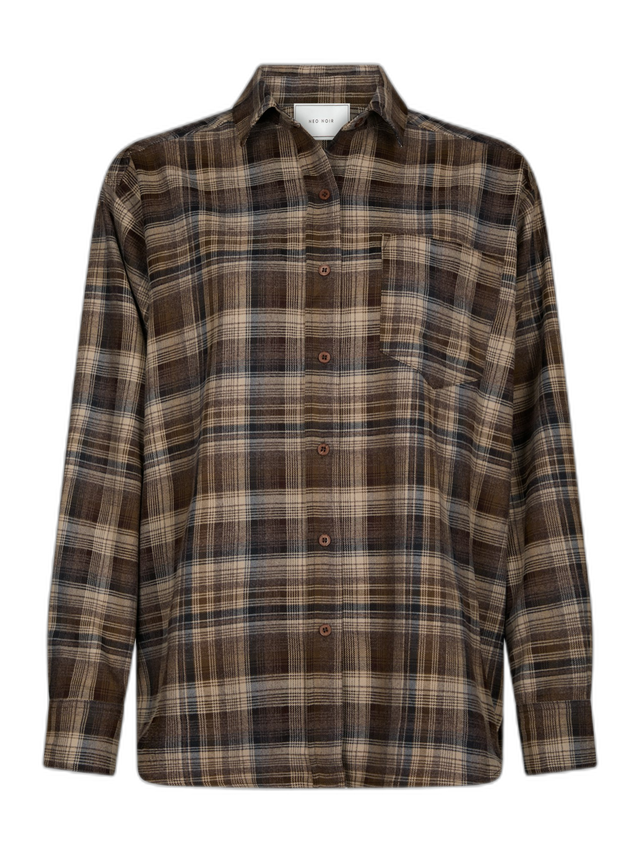 Neo Noir Damla Flannel Check Shirt