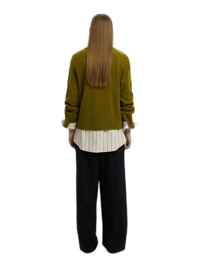 Selected Women Cille Cashmere Blend LS Knit O-Neck