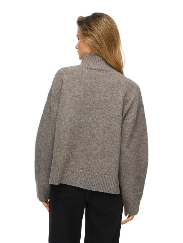 VILA Sia L/S High Neck Knit Pullover
