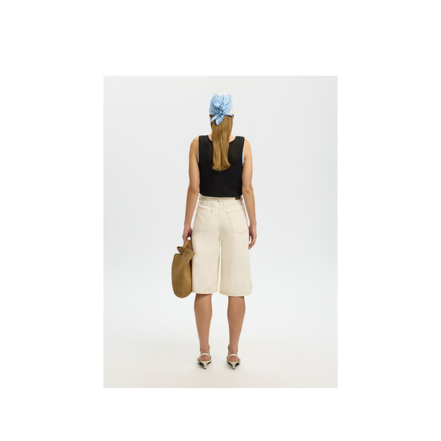 Sort striktop fra Selected Women - helfigur bag