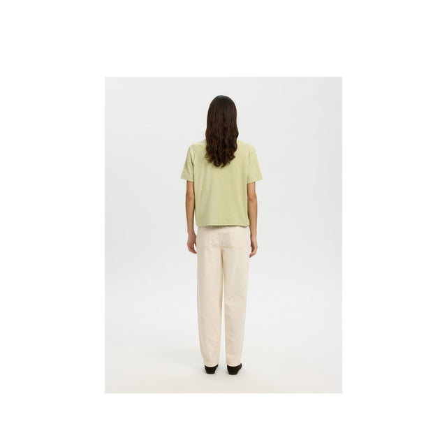 Selected Damen T-Shirt Essential SS Boxy Tee Noos