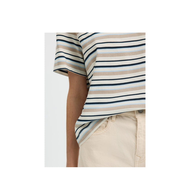 Selected Femme Essential SS Striped Boxy T-shirt