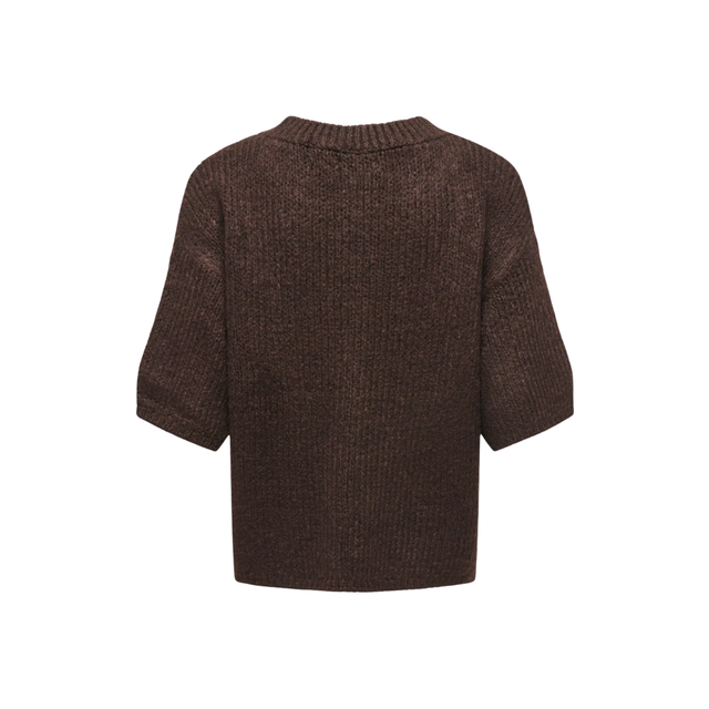 JDY Dicte S/S Pull O-Neck KNT Noos