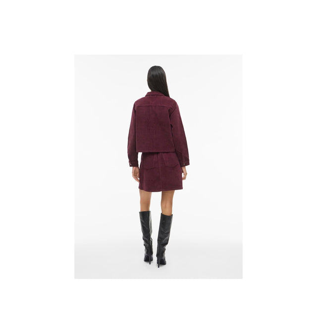 VILA Vifrost Corduroy A-line HW Skrirt