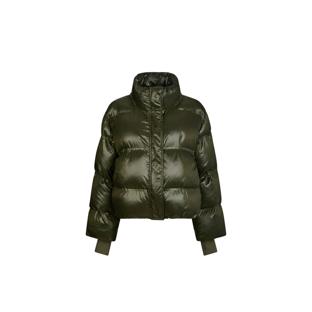 Neo Noir Rhea Shiny Puffer Jacket