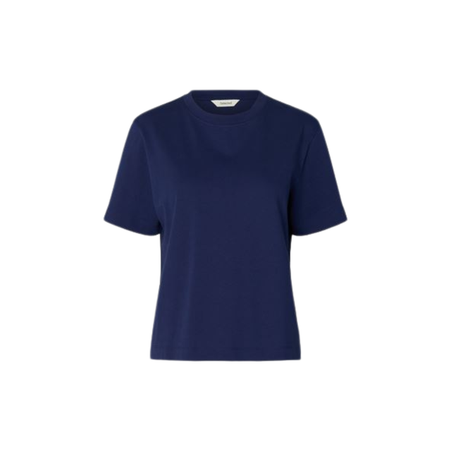 Selected Women T-shirt Essential SS Boxy Tee Noos