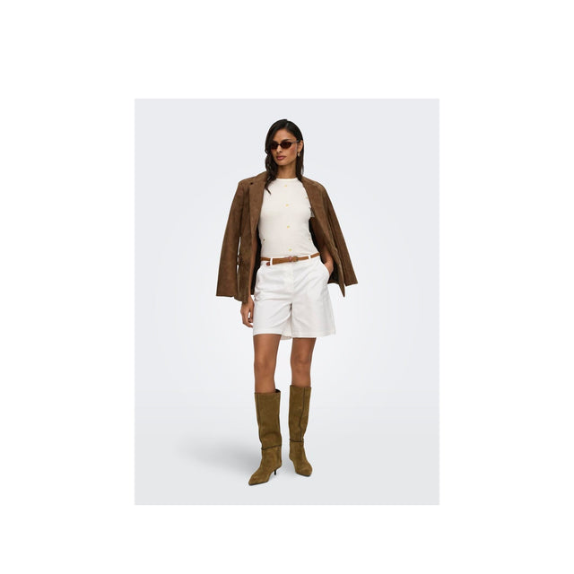 Hvid t-shirt med lemon broderier - helfigur