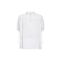 Tarima Cotton kortærmet bluse fra Mos Mosh - front