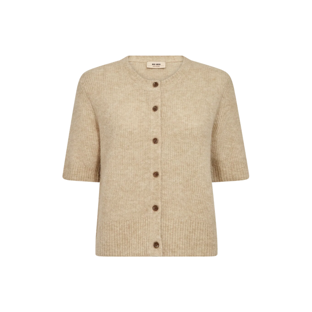 Smuk  Thora kortærmet cardigan fra Mos Mosh - front